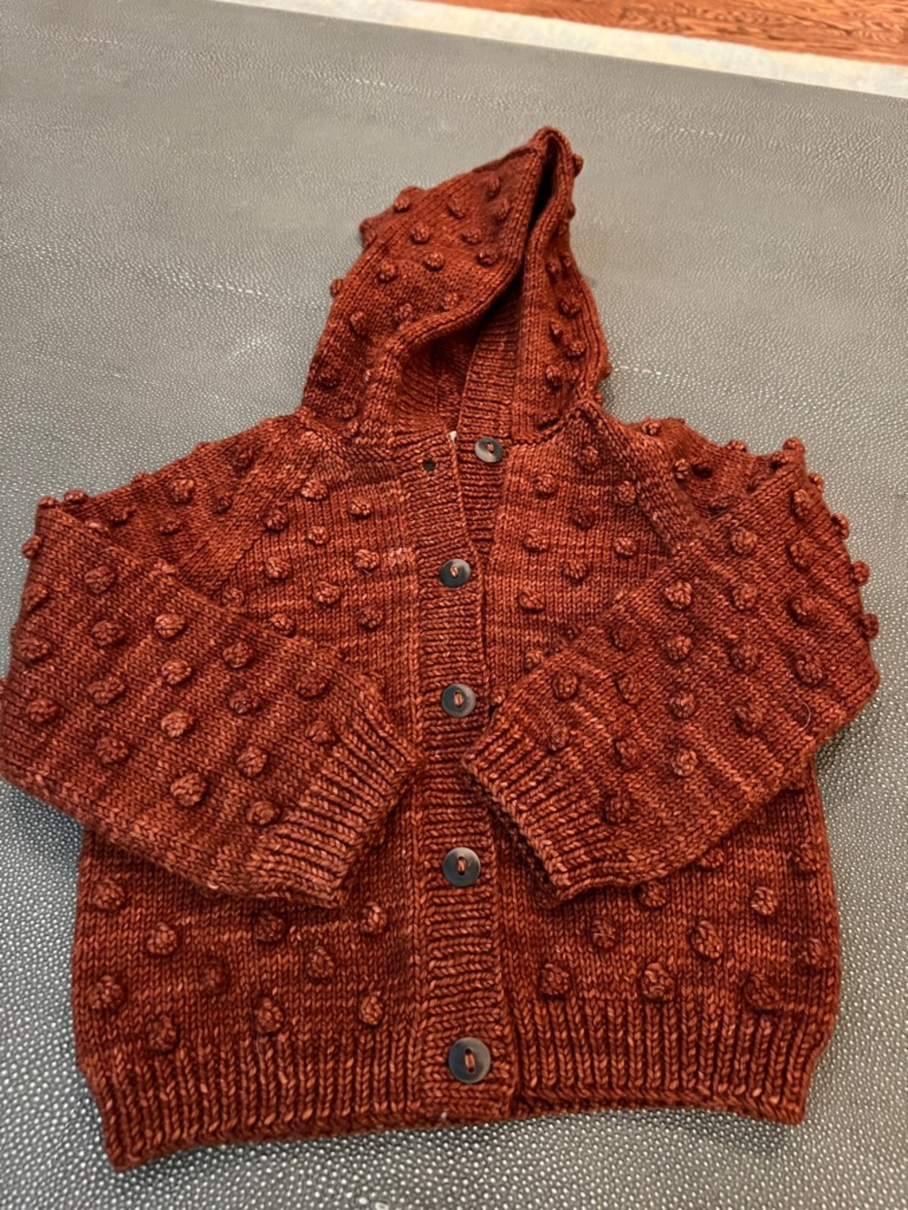 Misha And Puff Hooded Knit Cardigan